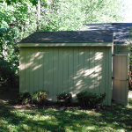 10x12 Gable 7' sidewalls on slab with loft Wind Lake #5